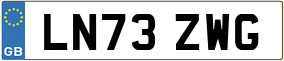 Truck License Plate